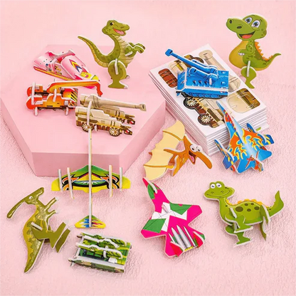 Pop-Out Planes 3D Puzzle