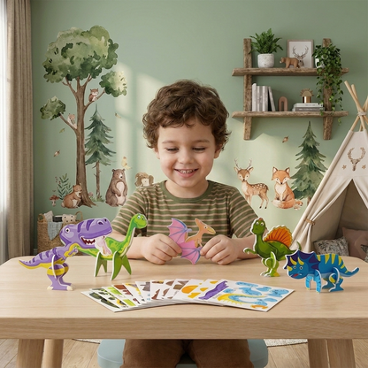 Pop-Out Dinos 3D Dinosaur Puzzle