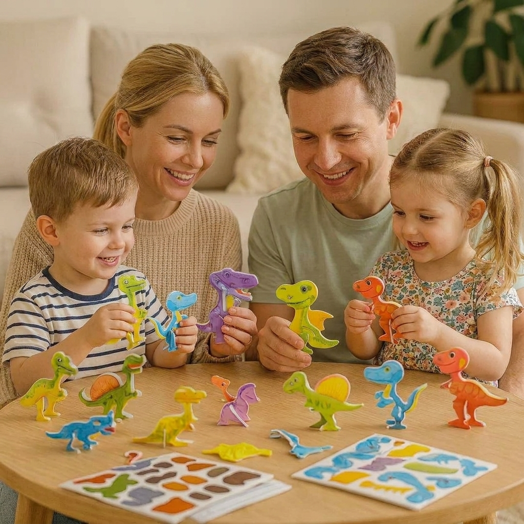 Pop-Out Dinos 3D Dinosaur Puzzle