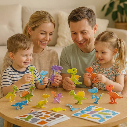 Pop-Out Dinos 3D Dinosaur Puzzle
