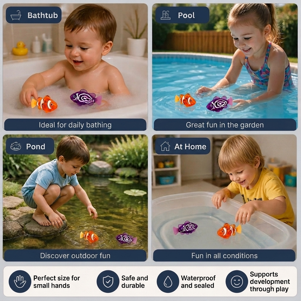 Glow Fish Swimming Bath Toy