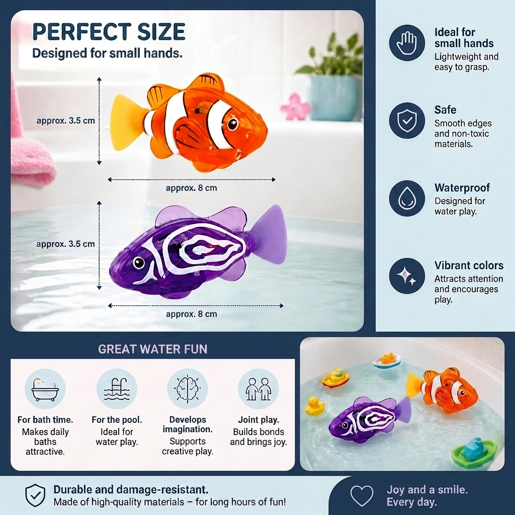 Glow Fish Swimming Bath Toy
