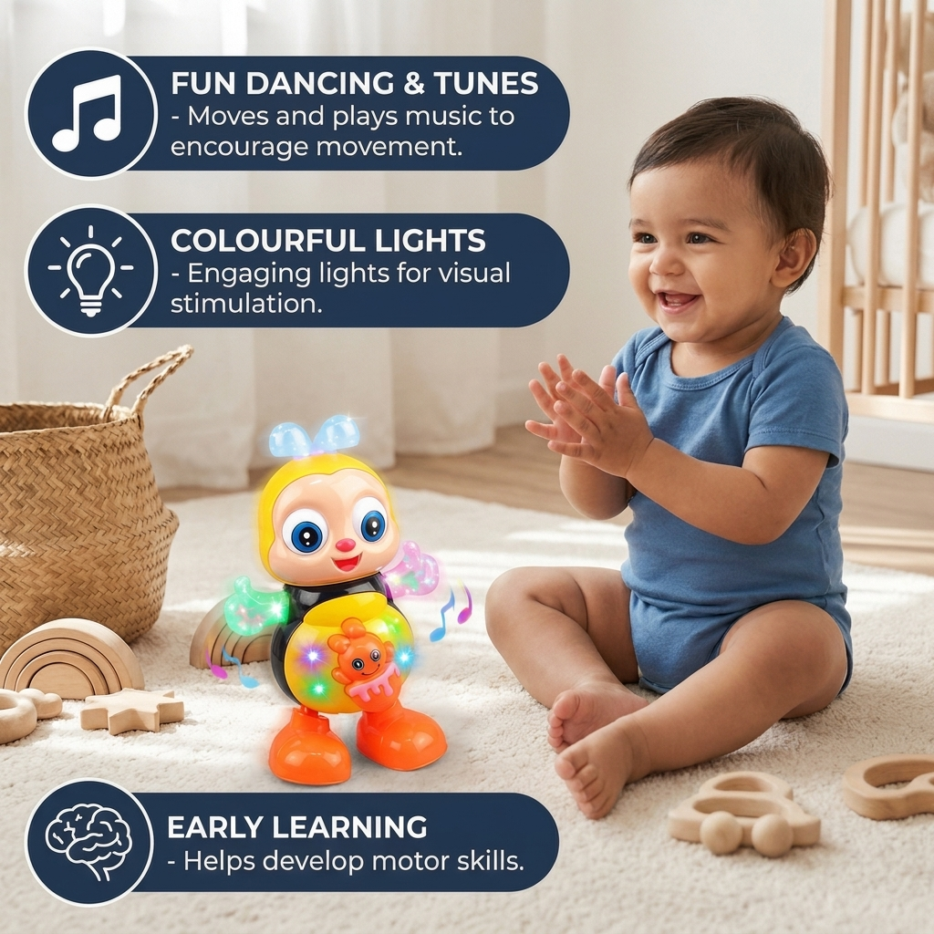 Dancing Bee Musical Light-Up Toy