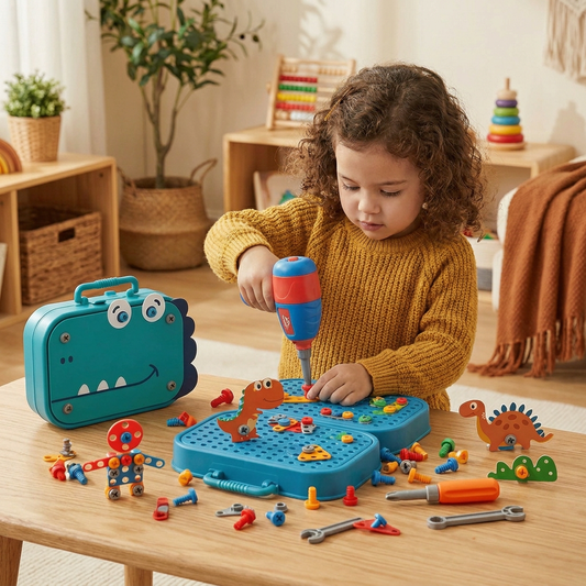 Dino Builder Kids Construction Tool Set