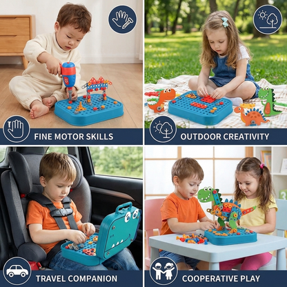Dino Builder Kids Construction Tool Set