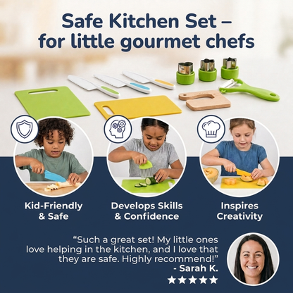Little Gourmet Chefs Kids Kitchen Play Set