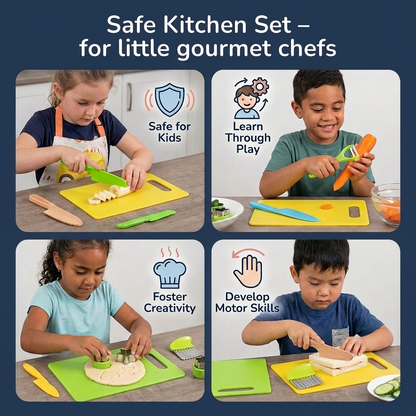 Little Gourmet Chefs Kids Kitchen Play Set