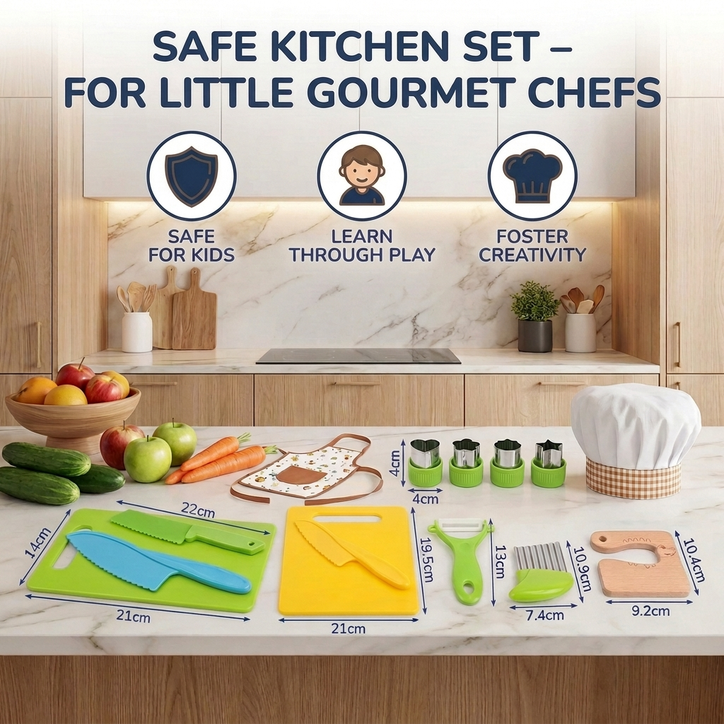 Little Gourmet Chefs Kids Kitchen Play Set